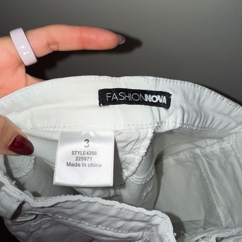 Fashion Nova Crisp White Denim
